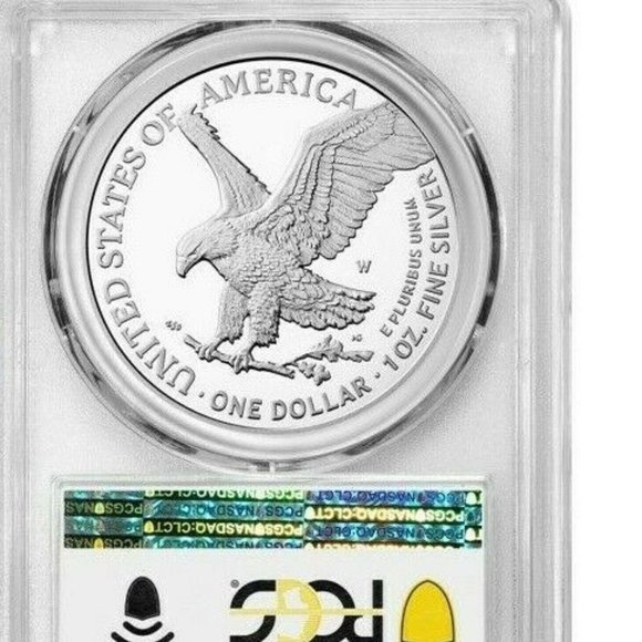 2022-W Proof $1 American Silver Eagle Congratulations Set PCGS PR70DCAM FDOI - Picture 2 of 2